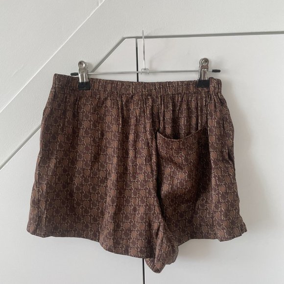L'Academie -- Brown Chain Boxer Shorts - Picture 4 of 5